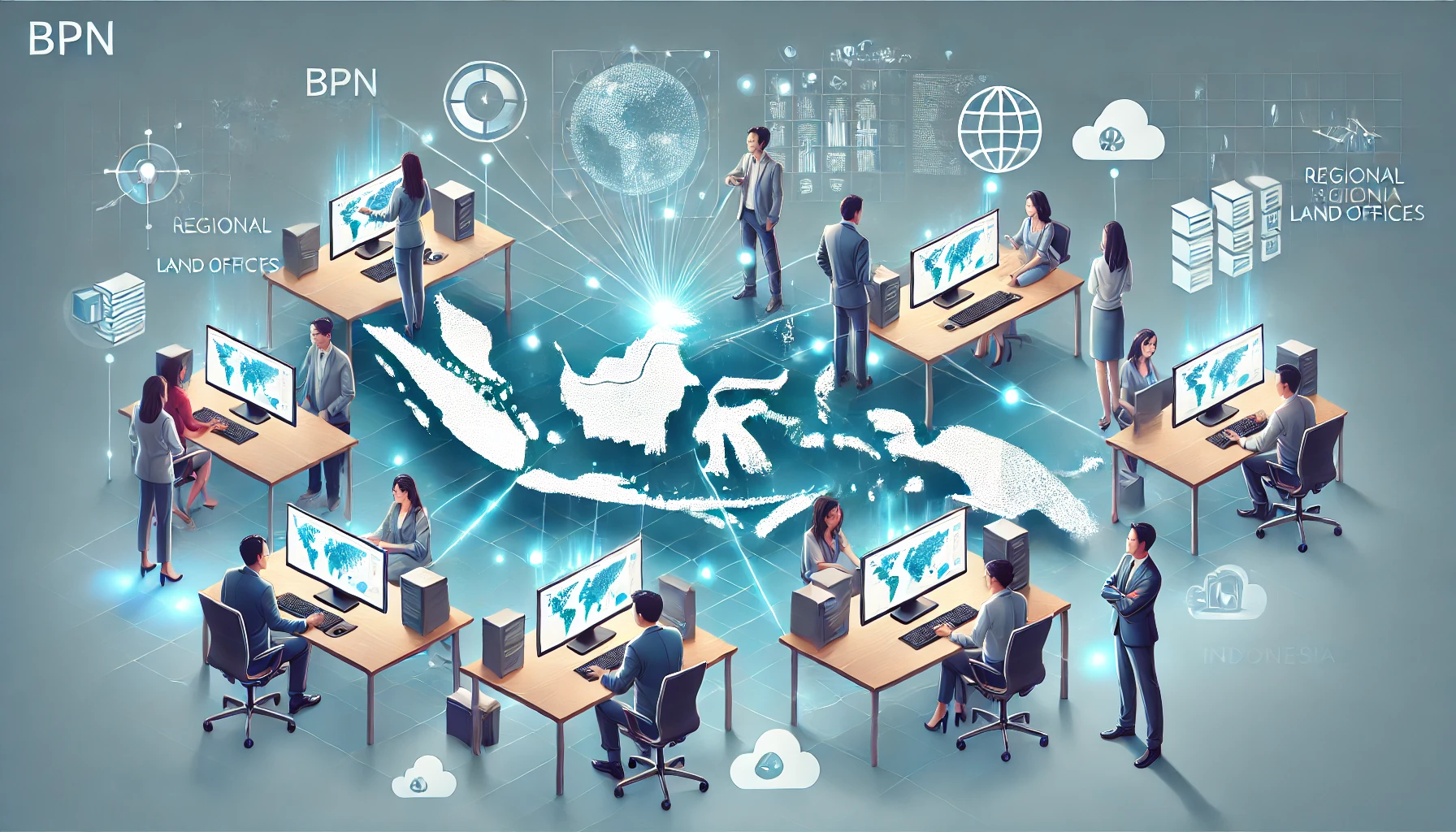 Kolaborasi Antar Kantor Pertanahan Tingkatkan Keandalan Data Elektronik